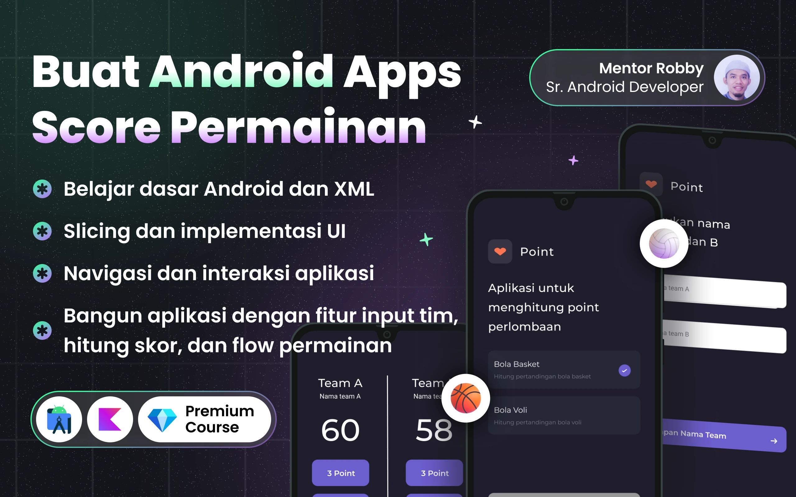 Kelas Android Developer : Bangun Apps Score Permainan di BuildWithAngga